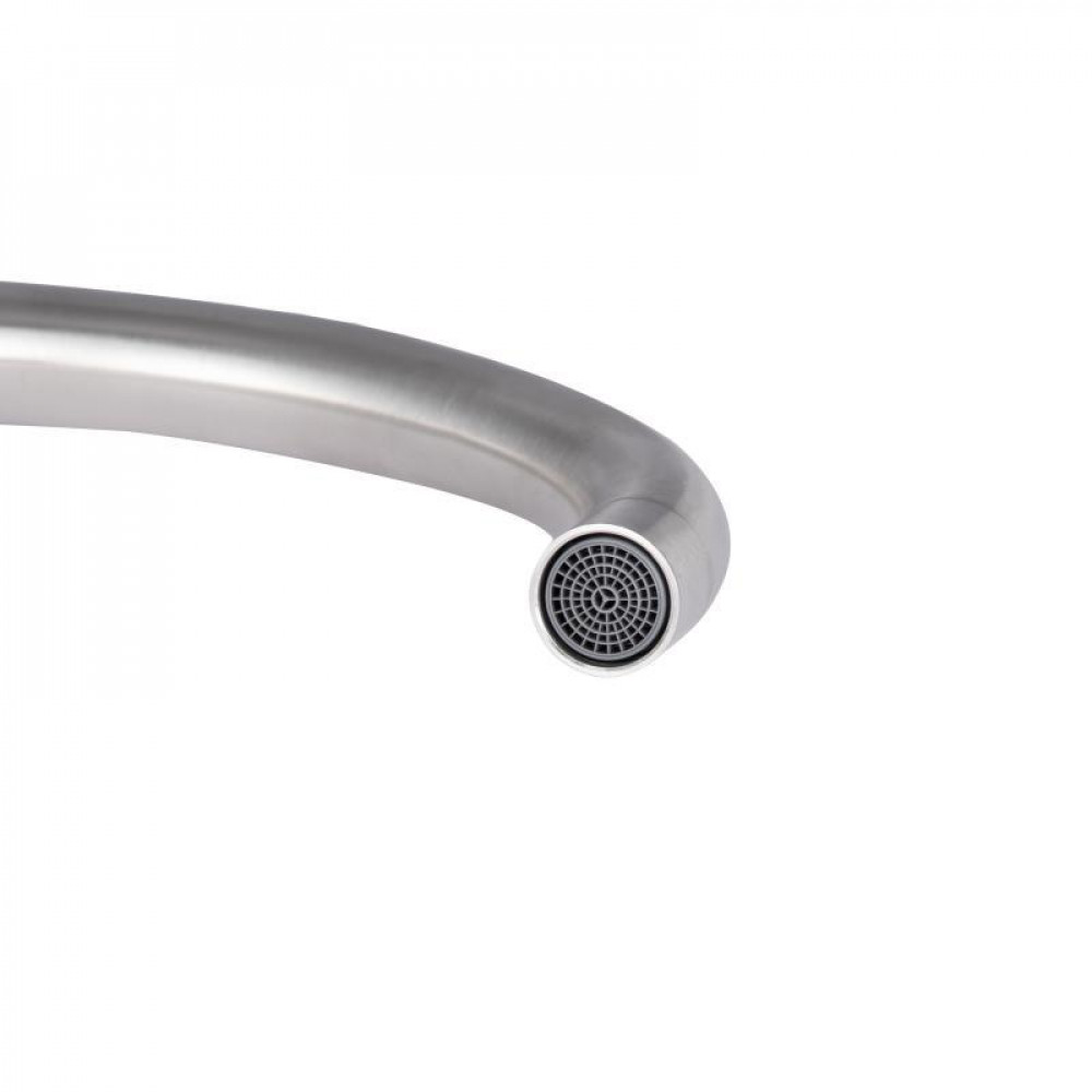 Змішувач для кухні Lidz Wind 013F двохвентильний LDWIN013FNKS43390 Nickel SD00049513