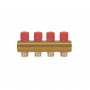 Колектор Icma з регулювальними вентилями 1" 4 виходи №1105 (Red) SD00049596