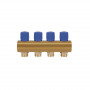 Колектор Icma з регулювальними вентилями 1" 4 виходи №1105 (Blue) SD00049607