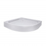 Lidz Душевой поддон KAPIELKA ST80x80x14 низкий, полукруглый, диаметр слива 52 мм. SD00050739