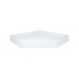 Lidz Душовий піддон DOZORCA SC90x90.LOW, низький, п'ятикутний, акриловий + ніжки, діаметр зливу 50 мм SD00050740