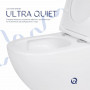 Унітаз підвісний Qtap Jay безободковий Ultra Quiet з сидінням Soft-close QT07335177W SD00050899