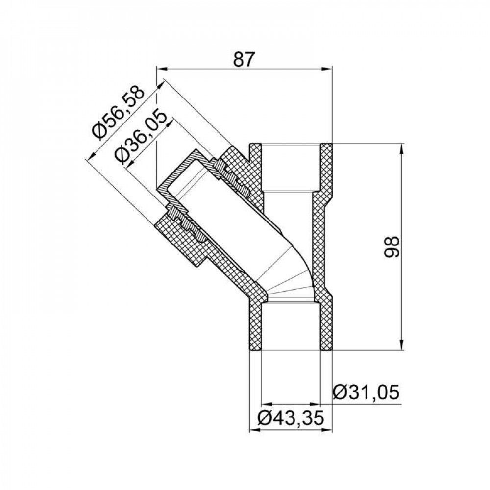 Фільтр з поліпроп. 32 д/поліпроп. труб Thermo Allince SD00051009