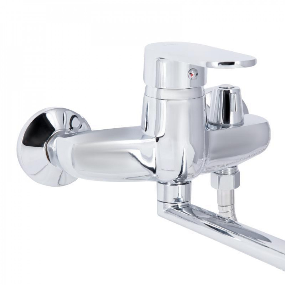 Смеситель для ванны Lidz Tani 0051 с поворотным изливом (с душевым гарнитуром) (k40) LDTAN0051CRM44961 Chrome SD00051085