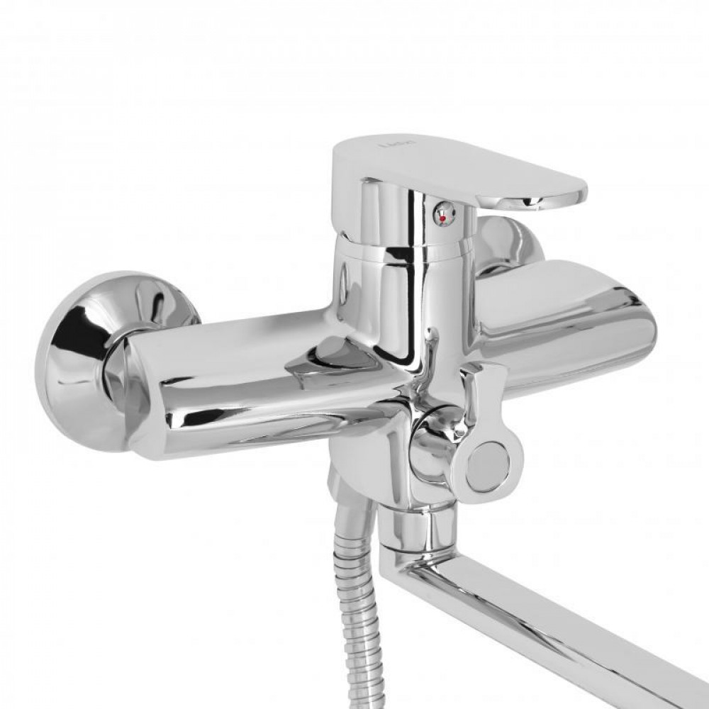 Змішувач для ванни Lidz Tani 005 з поворотним виливом (з душовим гарнітуром) (k40) LDTAN005CRM44962 Chrome SD00051086