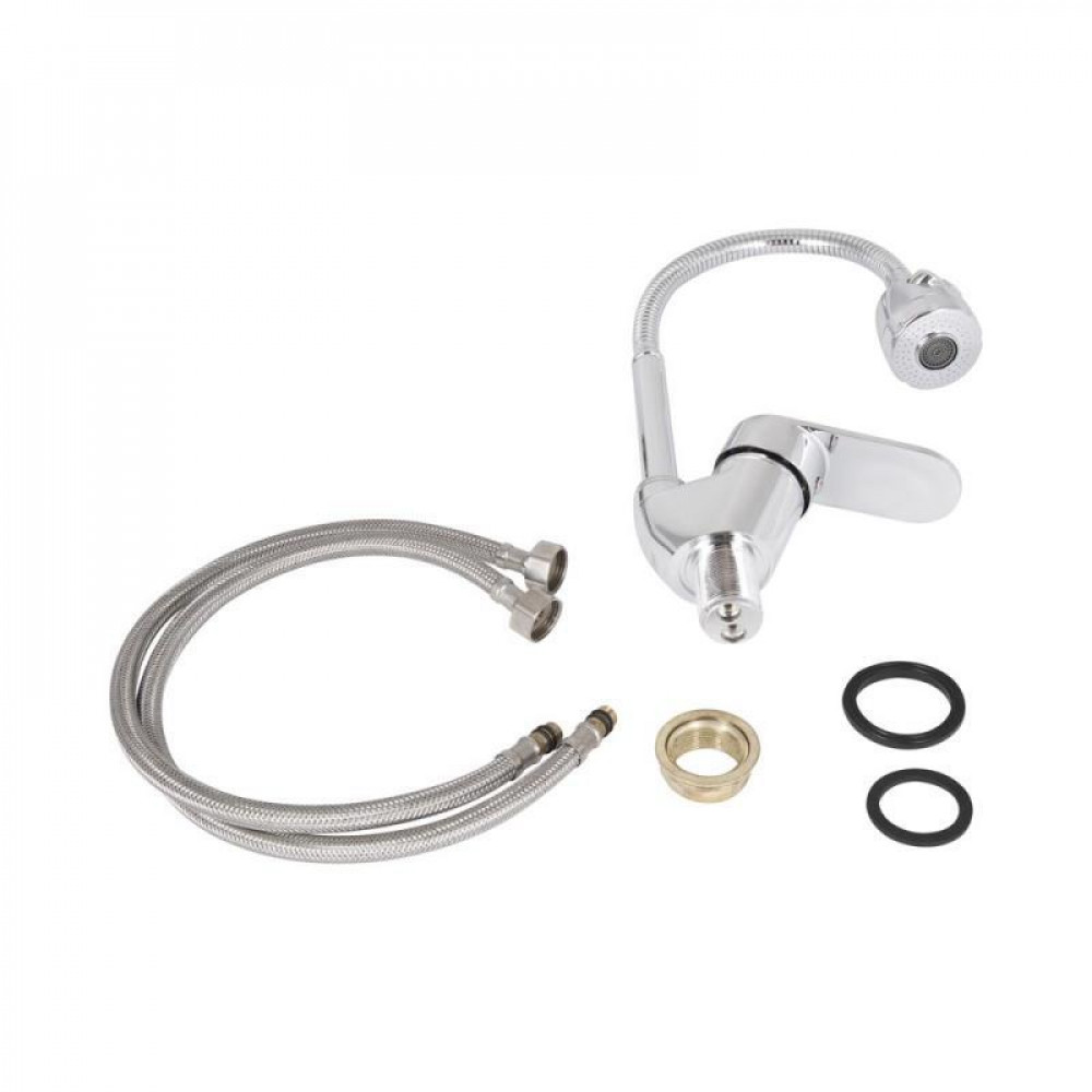 Змішувач для кухні Lidz Tani 008F4 з гнучким виливом (k40) LDTAN008F4CRM44972 Chrome SD00051096