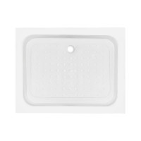 Душевой поддон KAPIELKA ST100x80х14 низкий, прямоугольный, диаметр слива 52 мм Lidz