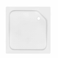 Душевой поддон KAPIELKA ST90x90х14 низкий, квадратный, диаметр слива 52 мм Lidz