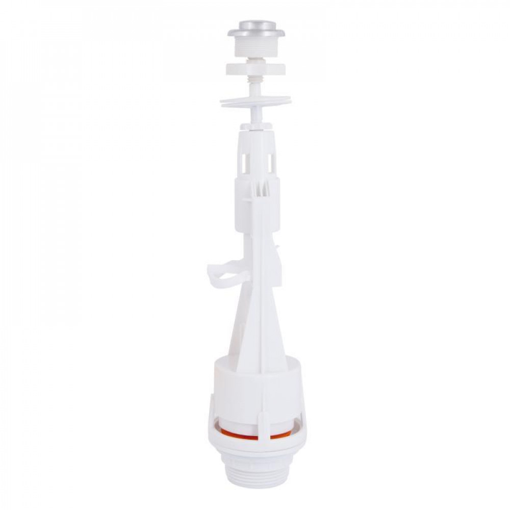 Зливний механізм для унітаза LT01 без клапана, Старт/Стоп, кнопка хром Lidz SD00051145