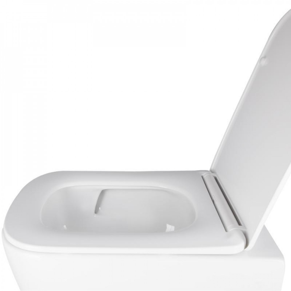 Готове рішення Qtap для ванної кімнати: підвісний унітаз Crow + комплект інсталяції Nest 4 в 1 (квадратна SD00051249