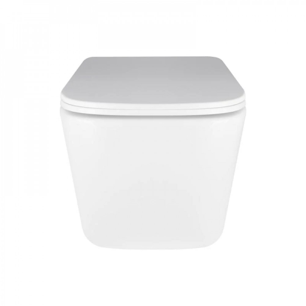 Готове рішення Qtap для ванної кімнати: підвісний унітаз Crow + комплект інсталяції Nest 4 в 1 (квадратна SD00051249