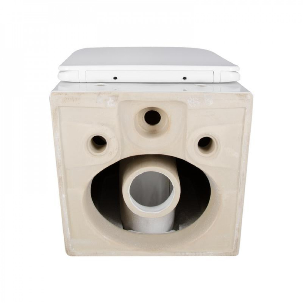 Готове рішення Qtap для ванної кімнати: підвісний унітаз Crow + комплект інсталяції Nest 4 в 1 (квадратна SD00051249