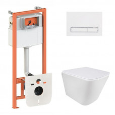 Готове рішення Qtap для ванної кімнати: підвісний унітаз Tern + комплект інсталяції Nest 4 в 1 (лінійна