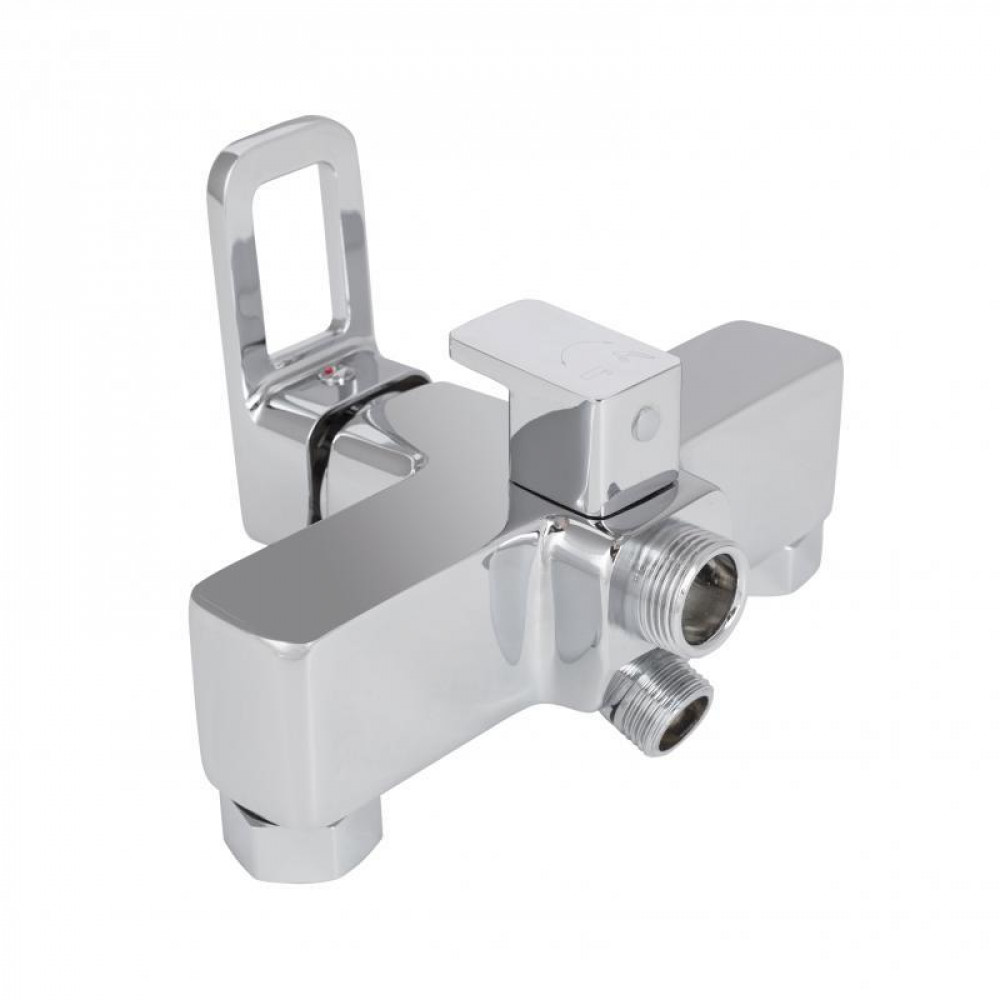 Смеситель для ванны Lidz Wawel 005 с поворотным изливом (с душевым гарнитуром) (k35) LDWAW005CRM45389 Chrome SD00051513