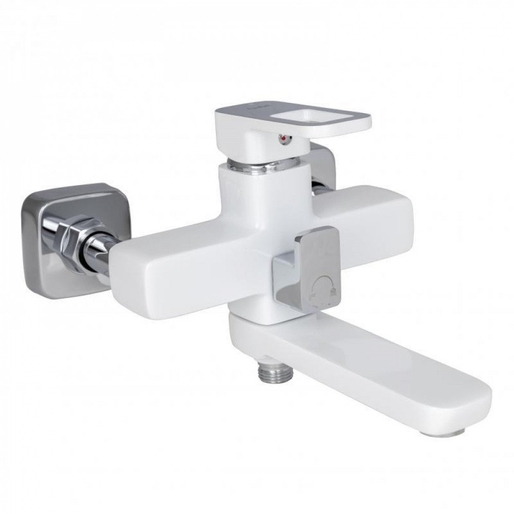 Душевая система универсальная Lidz Wawel 1030 на три потребителя (с изливом) (k35) LDWAW1030WHI45401 White SD00051525