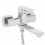 Змішувач для ванни Lidz Dozorca 0051 з поворотним виливом (з душовим гарнітуром) (k35) LDDOZ0051CRM45404 Chrome SD00051528