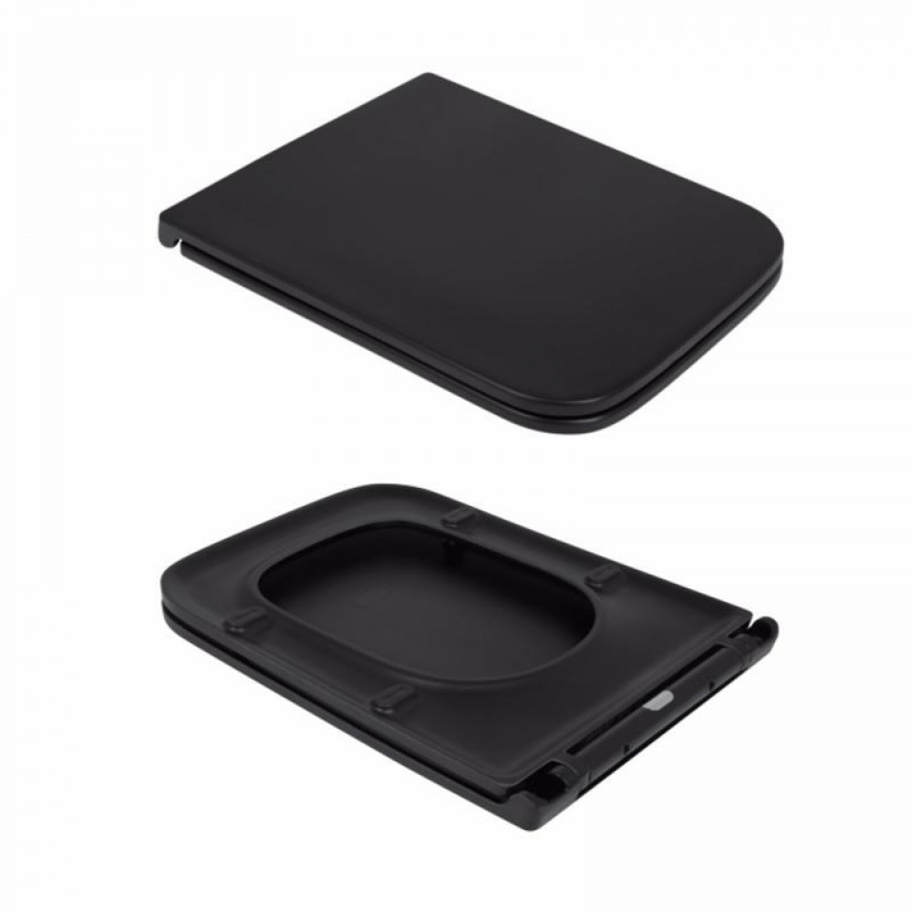 Унітаз підвісний Qtap Gemini безободковий з сидінням Soft-close QT2533076EUQMB SD00051555