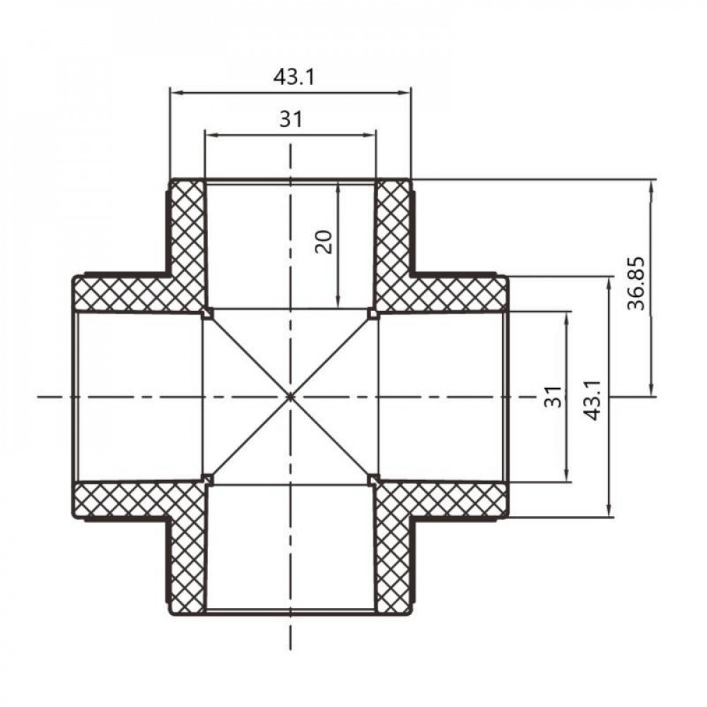 Хрестовина PPR Thermo Alliance 32 SD00051636