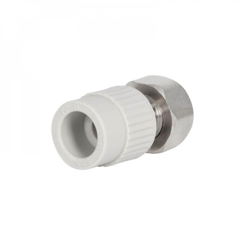 Муфта під Євроконус PPR із накидною гайкою Thermo Alliance 20х3/4" ВР з латунним штоком SD00051637