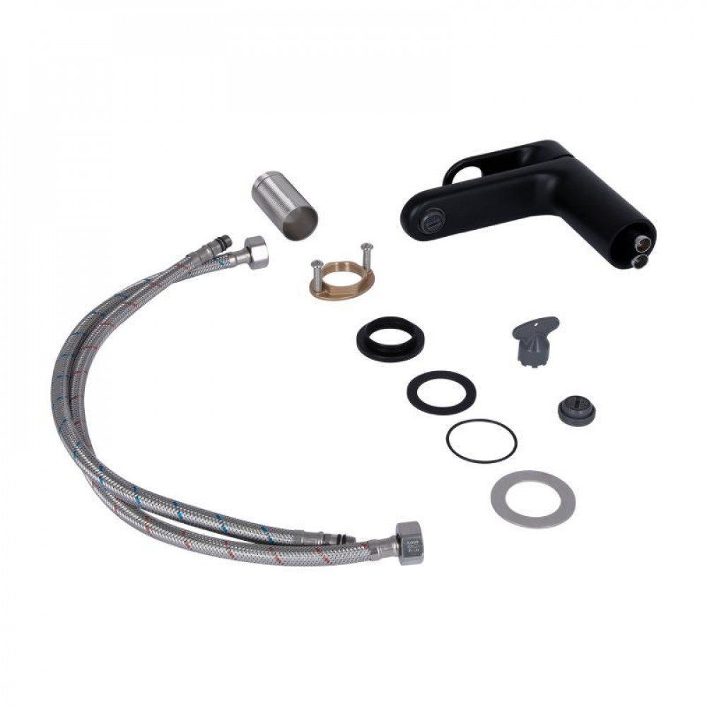 Змішувач для раковини Qtap Jay QTJAY270BLM45545 Black Matt SD00051669