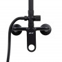 Душова система для душу Qtap Jay на два споживача QTJAY110BLM45550 Black Matt SD00051674