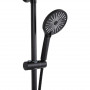 Душова система для душу Qtap Jay на два споживача QTJAY110BLM45550 Black Matt SD00051674