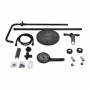 Душова система для душу Qtap Jay на два споживача QTJAY110BLM45550 Black Matt SD00051674