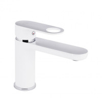 Змішувач для раковини Qtap Jay QTJAY270CRW45551 Chrome/White