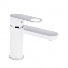 Змішувач для раковини Qtap Jay QTJAY270CRW45551 Chrome/White