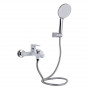 Змішувач для ванни Qtap Jay (з душовим гарнітуром) QTJAY259CRW45553 Chrome/White SD00051677