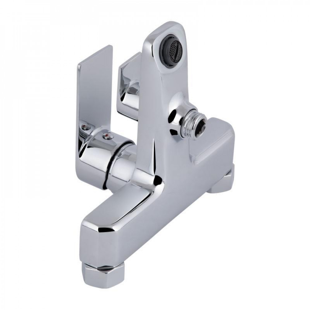 Змішувач для ванни Qtap Aries (з душовим гарнітуром) QTARI259CRM45559 Chrome SD00051683