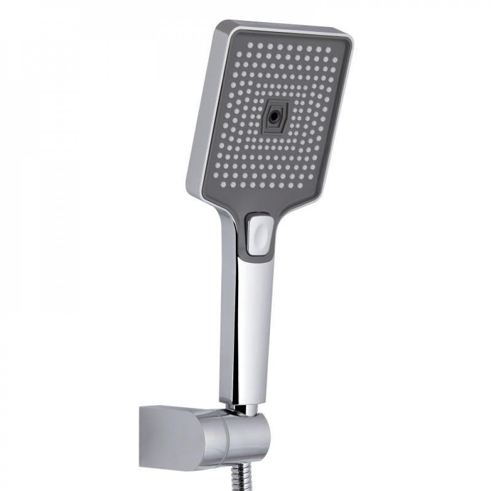 Змішувач для ванни Qtap Aries (з душовим гарнітуром) QTARI259CRM45559 Chrome SD00051683