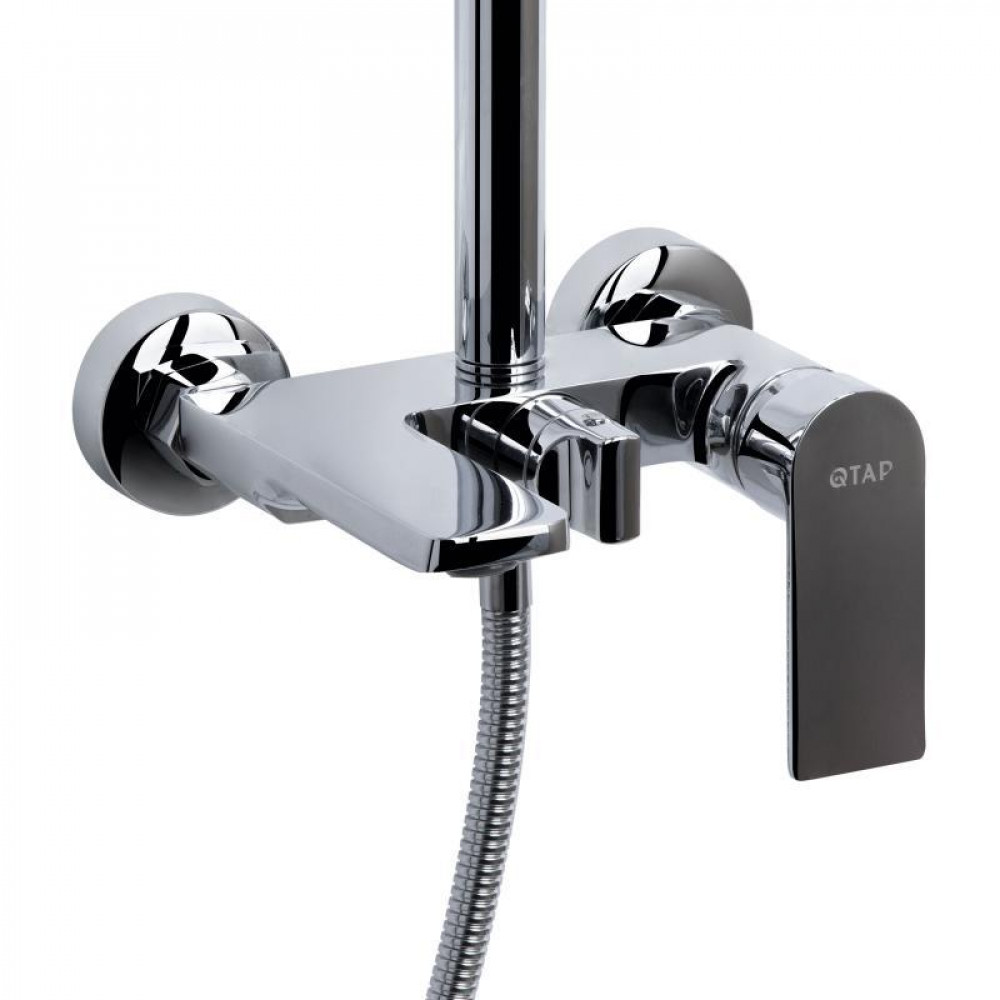 Душова система універсальна Qtap Aries на три споживача (з виливом) QTARI111CRM45560 Chrome SD00051684