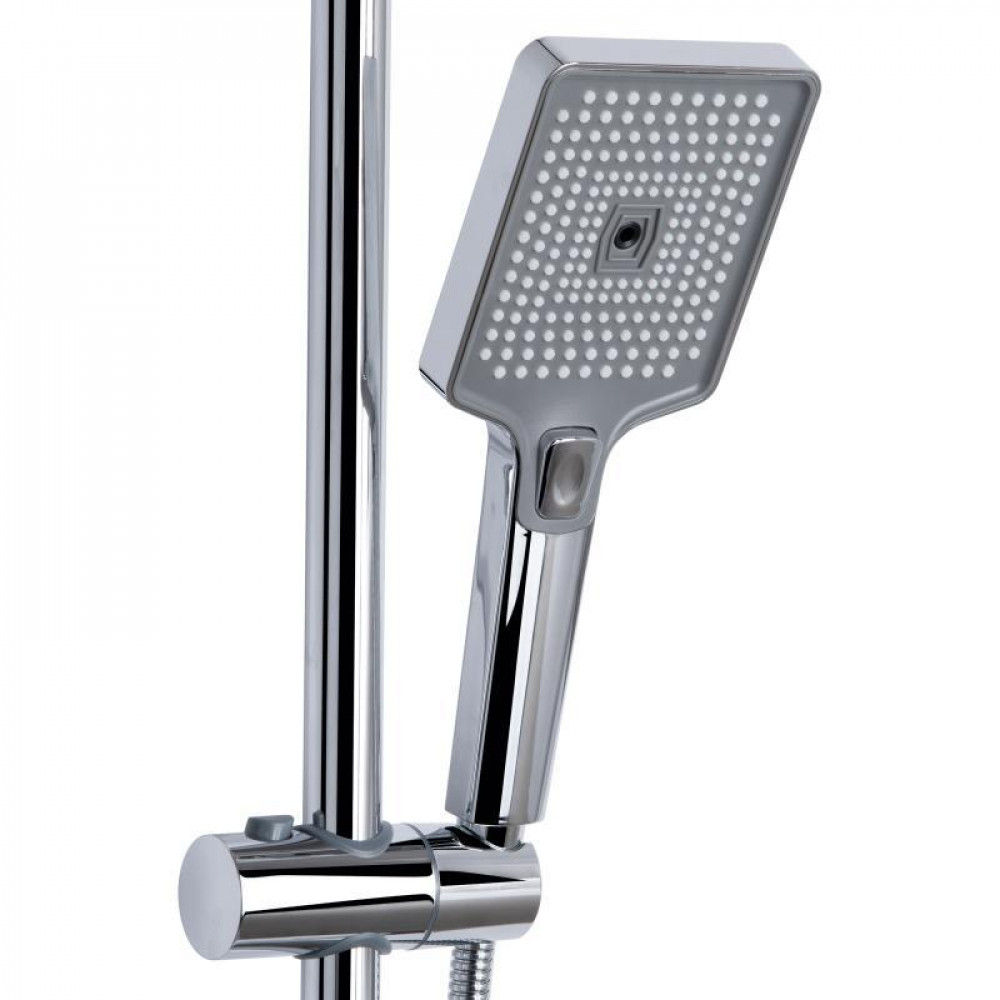 Душова система універсальна Qtap Aries на три споживача (з виливом) QTARI111CRM45560 Chrome SD00051684