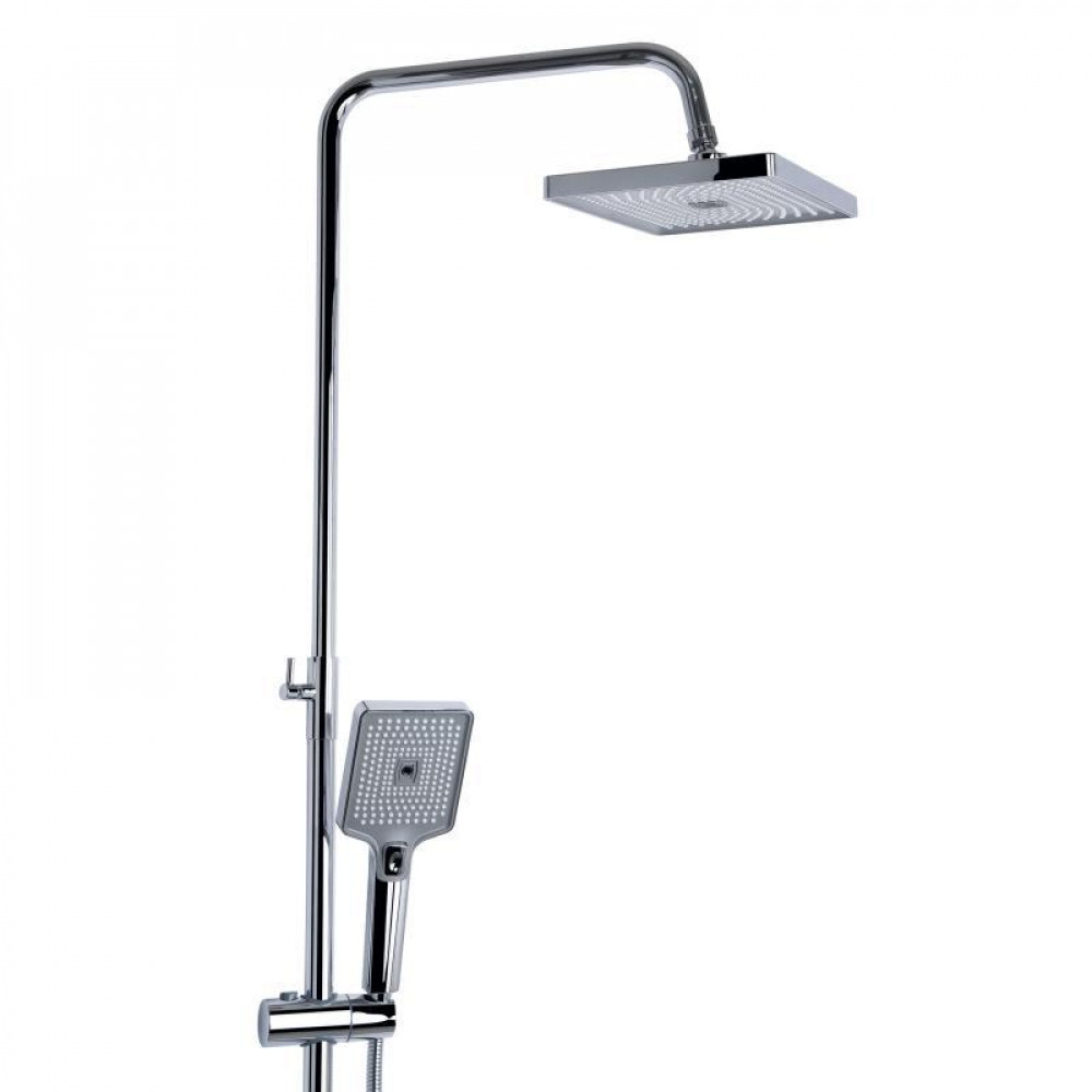 Душова система універсальна Qtap Aries на три споживача (з виливом) QTARI111CRM45560 Chrome SD00051684
