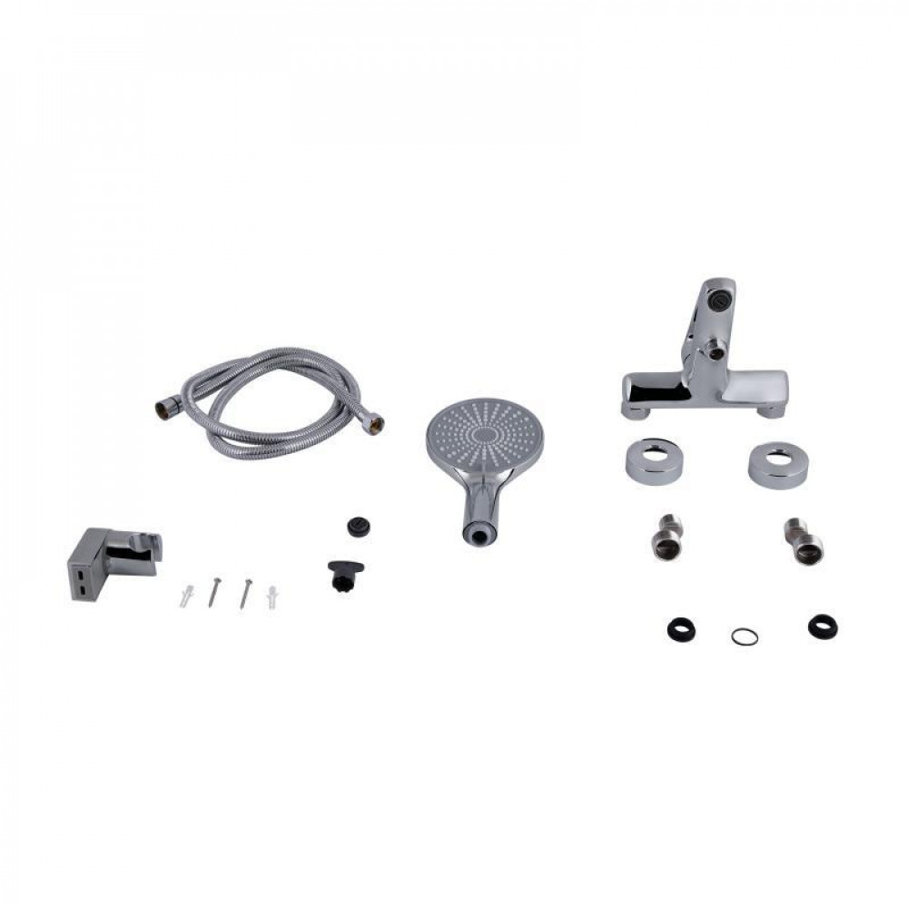 Змішувач для ванни Qtap Leo New (з душовим гарнітуром) QTLEO259CRM45563 Chrome SD00051687