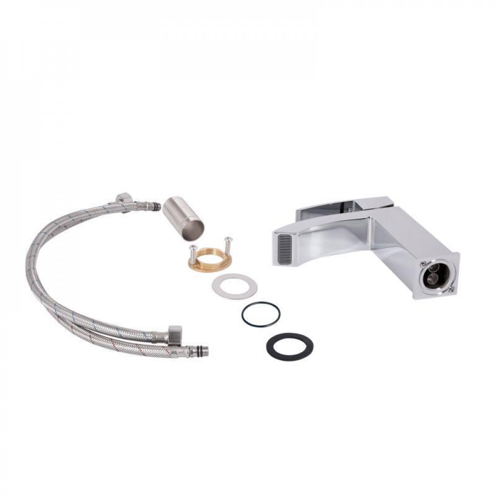 Змішувач для раковини Qtap Swan Cascada QTSWA270CRM45564 Chrome SD00051688