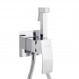 Набор для гігієнічного душу Qtap Swan Cascada прямокутний QTSWA262CRM45567 Chrome SD00051691