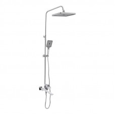 Душова система універсальна Qtap Presto на три споживача (з виливом) QTPRE111CRM45575 Chrome