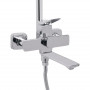 Душевая система универсальна Qtap Presto на три потребителя (с изливом) QTPRE111CRM45575 Chrome SD00051699