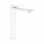 Змішувач для раковини Qtap Presto високий QTPRE269CRW45577 Chrome/White SD00051701
