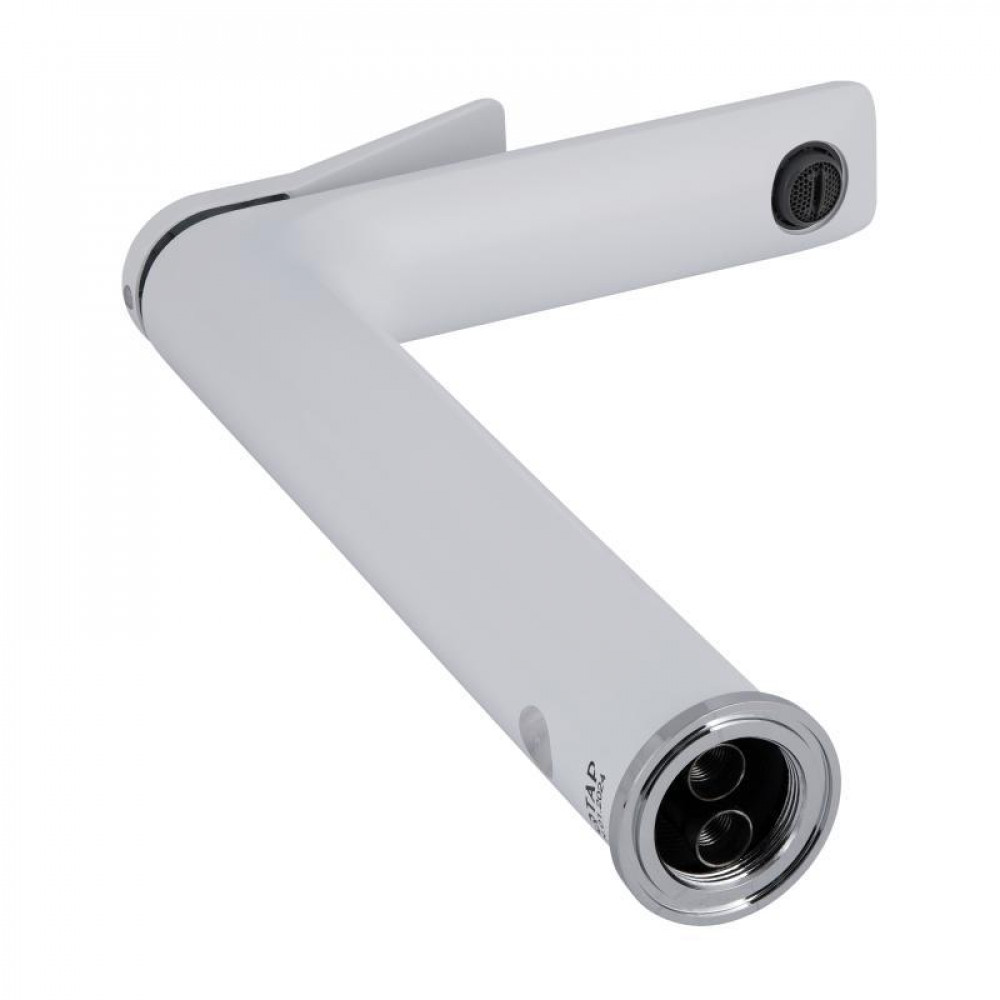 Змішувач для раковини Qtap Presto високий QTPRE269CRW45577 Chrome/White SD00051701