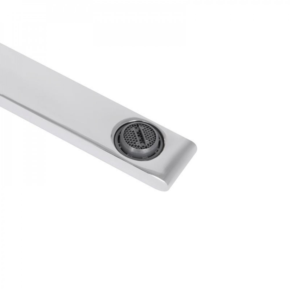 Змішувач для ванни Qtap Presto з довгим поворотним виливом (з душовим гарнітуром) QTPRE2601CRW45578 Chrome/White SD00051702