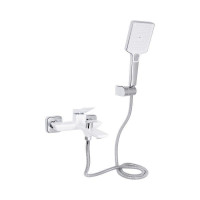 Змішувач для ванни Qtap Presto (з душовим гарнітуром) QTPRE259CRW45579 Chrome/White