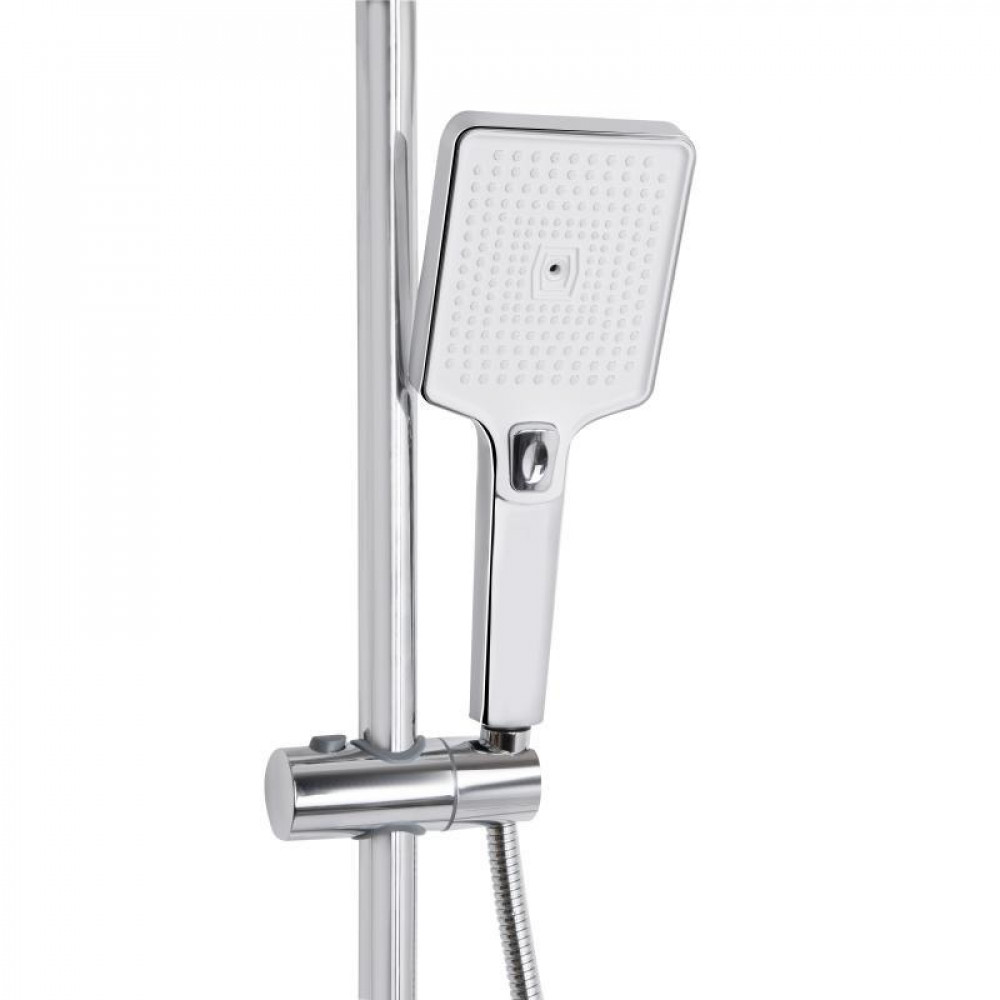 Душова система універсальна Qtap Presto на три споживача (з виливом) QTPRE111CRW45580 Chrome/White SD00051704