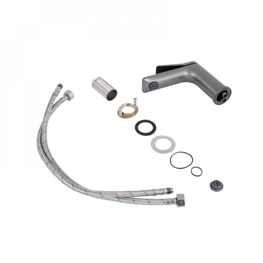 Змішувач для раковини Qtap Presto QTPRE270GRP45581 Graphite SD00051705