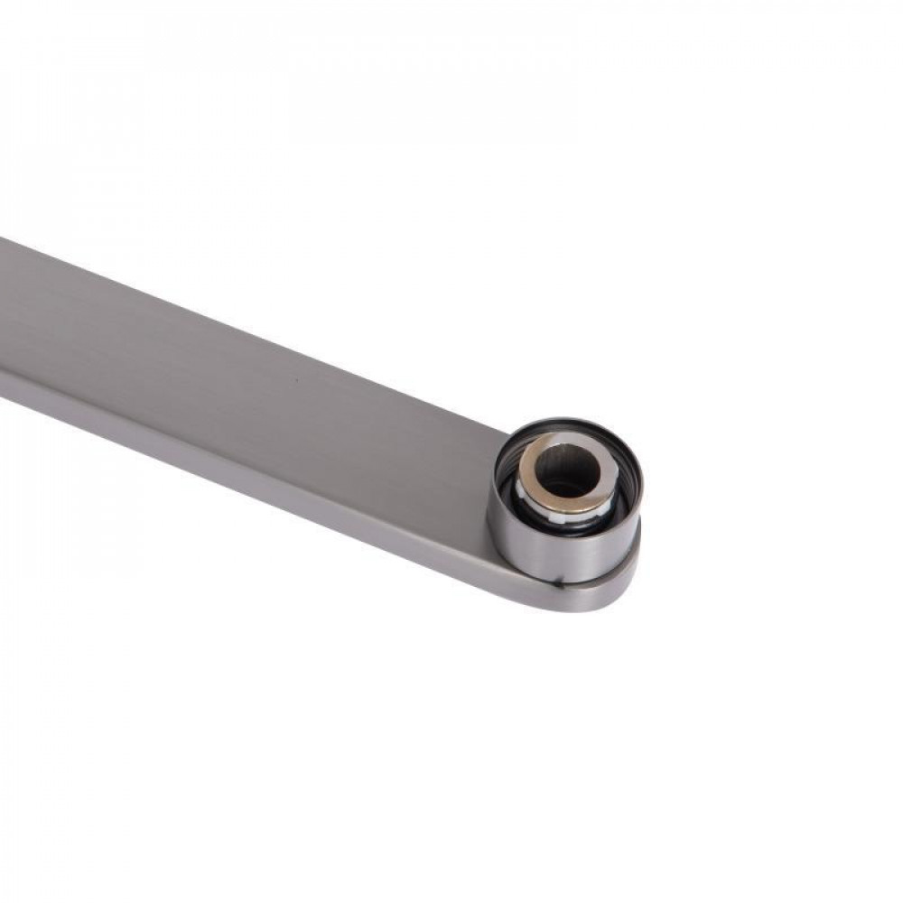 Змішувач для ванни Qtap Presto з довгим поворотним виливом (з душовим гарнітуром) QTPRE2601GRP45583 Graphite SD00051707