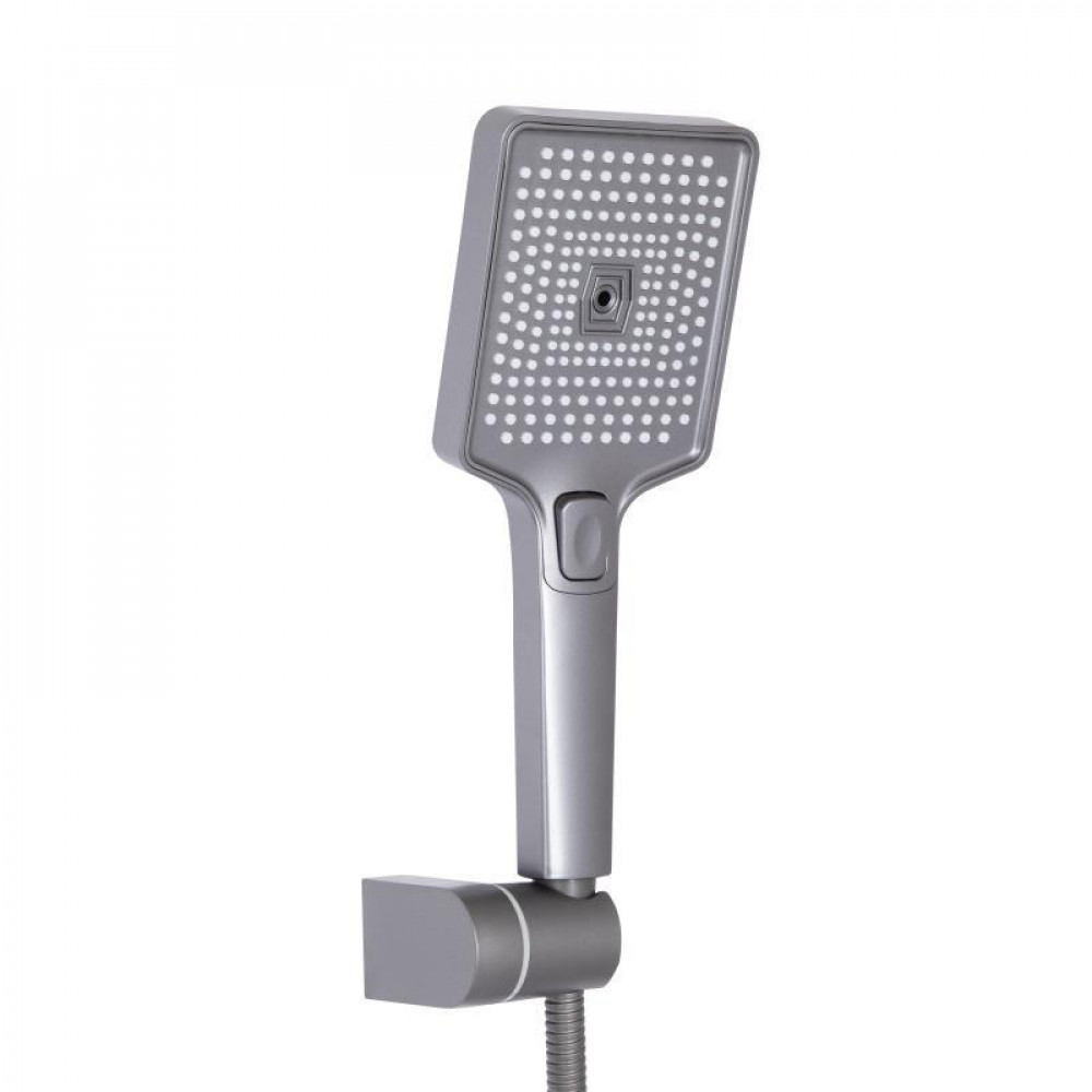 Смеситель для ванной Qtap Presto (с душевым гарнитуром) QTPRE259GRP45584 Graphite SD00051708