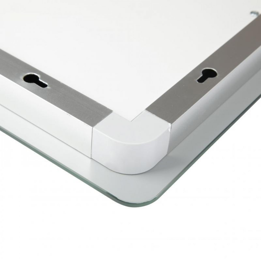 Зеркало Qtap Mideya 800x800 с LED-подсветкой Touch, с антизапотеванием, димером QT2078NCF8080W SD00051750