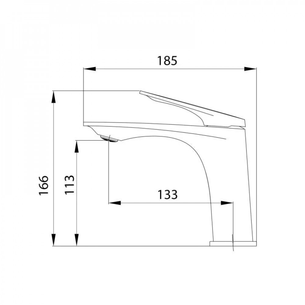 Змішувач для раковини Qtap Vlasta New QTVLA270CRM45640 Chrome SD00051764